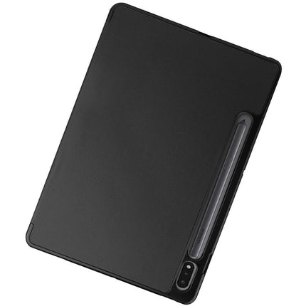 Samsung Galaxy Tab S8 Ultra - TriFold Smart Book Case Pen Slot - Black
