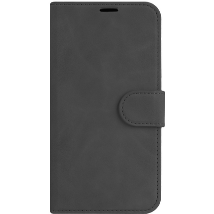 PrimeWallet SnapOn Case - iPhone 14 - Detachable PU leather Wallet Case - (compatible with MagSafe) - Black
