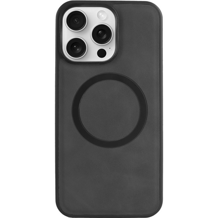 PrimeWallet SnapOn Case - iPhone 15 Pro Max - Detachable PU leather Wallet Case - (compatible with MagSafe) - Black