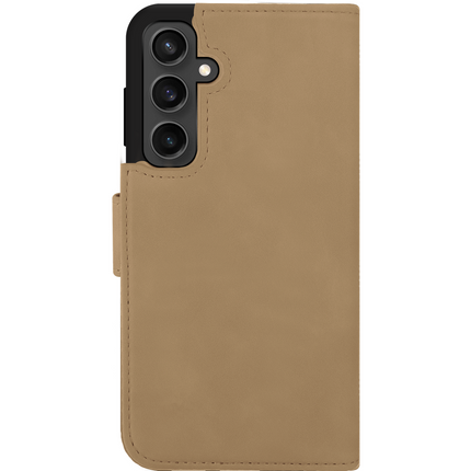 PrimeWallet SnapOn Case - Samsung Galaxy S24 - Detachable PU leather Wallet Case - (compatible with MagSafe) - Taupe