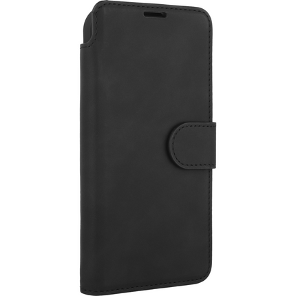 PrimeWallet SnapOn Case - iPhone Air - Detachable PU leather Wallet Case - (compatible with MagSafe) - Black