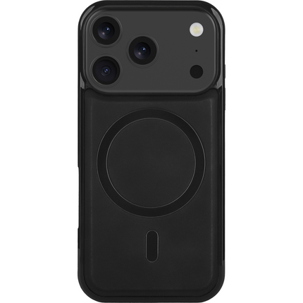 PrimeWallet SnapOn Case - iPhone 17 Pro - Detachable PU leather Wallet Case - (compatible with MagSafe) - Black