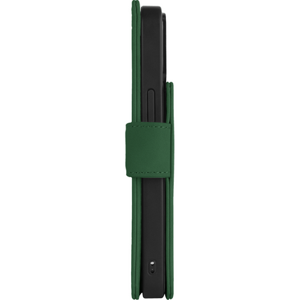 PrimeWallet SnapOn Case - Samsung Galaxy A15 (4G/5G) - Detachable PU leather Wallet Case - Green