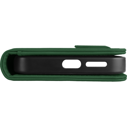 PrimeWallet SnapOn Case - Samsung Galaxy A15 (4G/5G) - Detachable PU leather Wallet Case - Green