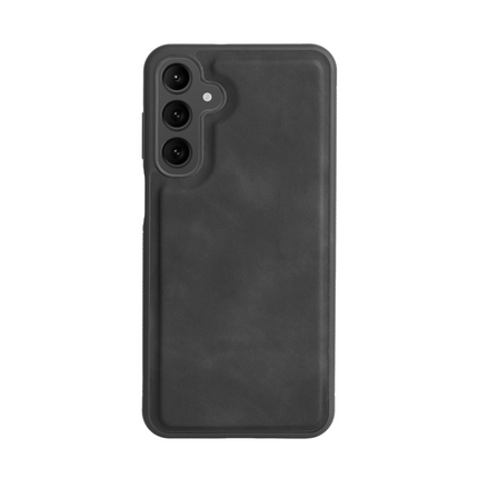 PrimeWallet SnapOn Case - Samsung Galaxy A16 - Detachable PU leather Wallet Case - Black