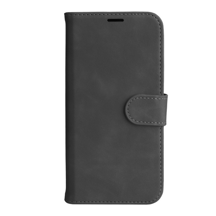 PrimeWallet SnapOn Case - Samsung Galaxy A18 / A17 (4G / 5G) - Detachable PU leather Wallet Case - (compatible with MagSafe) - Black