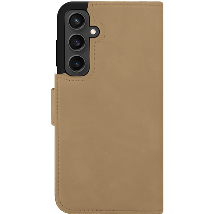 PrimeWallet SnapOn Case - Samsung Galaxy A35 - Detachable PU leather Wallet Case - Taupe