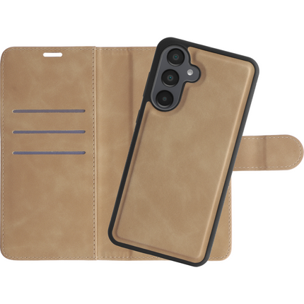 PrimeWallet SnapOn Case - Samsung Galaxy A36 / A56 - Detachable PU leather Wallet Case - Taupe
