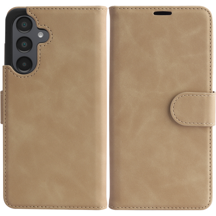 PrimeWallet SnapOn Case - Samsung Galaxy A36 / A56 - Detachable PU leather Wallet Case - Taupe