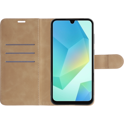 PrimeWallet SnapOn Case - Samsung Galaxy A36 / A56 - Detachable PU leather Wallet Case - Taupe