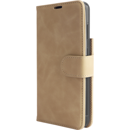 PrimeWallet SnapOn Case - Samsung Galaxy A36 / A56 - Detachable PU leather Wallet Case - Taupe