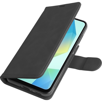 PrimeWallet SnapOn Case - Samsung Galaxy A36 / A56 - Detachable PU leather Wallet Case - Black