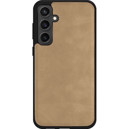 PrimeWallet SnapOn Case - Samsung Galaxy A55 - Detachable PU leather Wallet Case - Taupe