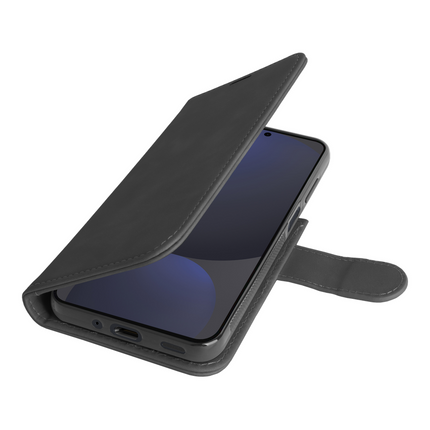 PrimeWallet SnapOn Case - Samsung Galaxy S24 FE - Detachable PU leather Wallet Case - Black