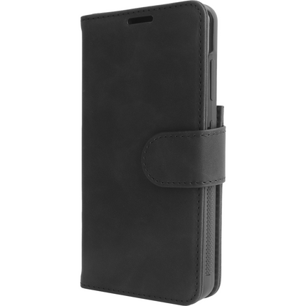 PrimeWallet SnapOn Case - Samsung Galaxy S25 - Detachable PU leather Wallet Case - Black