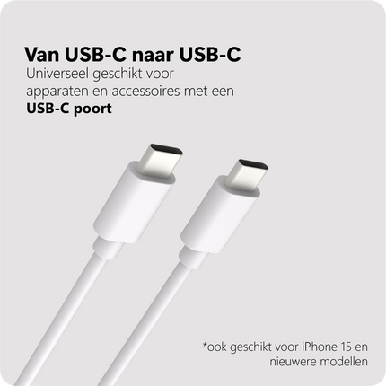 Essential USB-C PD Cable - 150cm - White