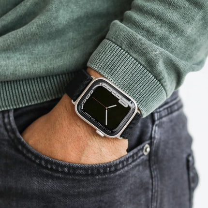 Vonmählen Classic Nylon Loop - Apple Watch 44 - 45 - 46 - 49Mm One Size Black - Casebump