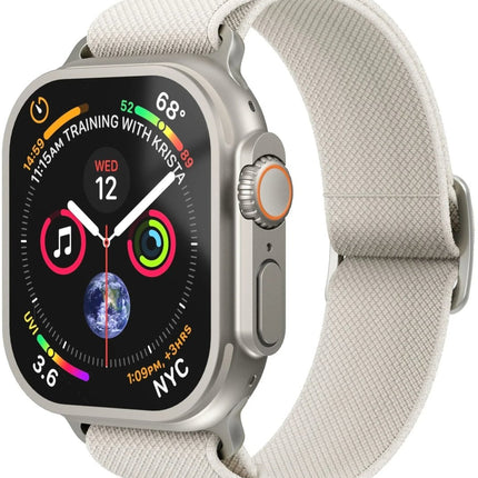 Vonmählen Classic Nylon Loop - Apple Watch 44 - 45 - 46 - 49Mm One Size Cream - Casebump