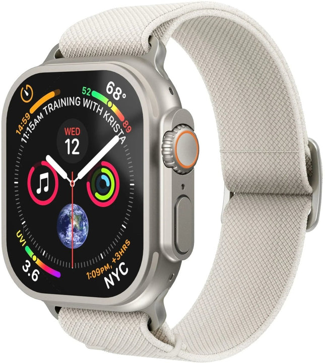 Vonmählen Classic Nylon Loop - Apple Watch 44 - 45 - 46 - 49Mm One Size Cream - Casebump