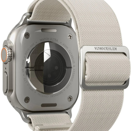 Vonmählen Classic Nylon Loop - Apple Watch 44 - 45 - 46 - 49Mm One Size Cream - Casebump