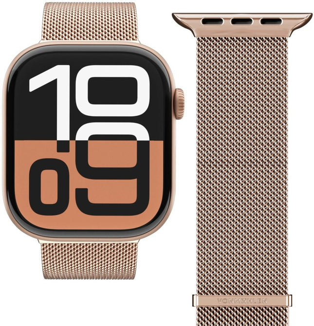 Vonmählen Milanese Loop 2 - Apple Watch 40 - 41 - 42Mm One Size Rose Gold - Casebump