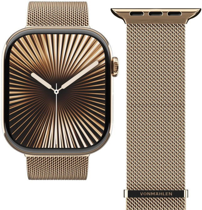 Vonmählen Milanese Loop 2 - Apple Watch 40 - 41 - 42Mm One Size Sunset Gold - Casebump