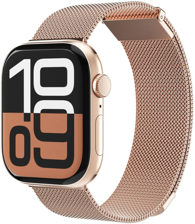 Vonmählen Milanese Loop 2 - Apple Watch 44 - 45 - 46 - 49Mm One Size Rose Gold - Casebump