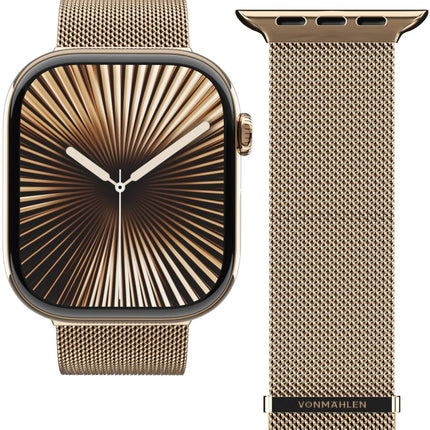 Vonmählen Milanese Loop 2 - Apple Watch 44 - 45 - 46 - 49Mm One Size Sunset Gold - Casebump