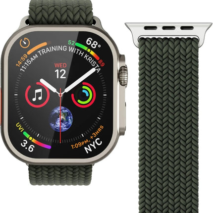 Vonmählen Woven Loop Apple Watch 44 - 45 - 46 - 49Mm One Size Olive - Casebump