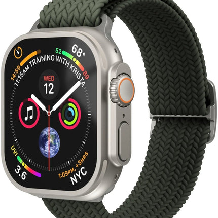 Vonmählen Woven Loop Apple Watch 44 - 45 - 46 - 49Mm One Size Olive - Casebump