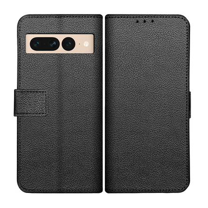 Classic Wallet Case - Google Pixel 7 Pro - PU leather Book Case - Black