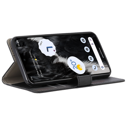 Classic Wallet Case - Google Pixel 7 Pro - PU leather Book Case - Black