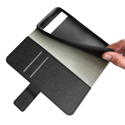 Classic Wallet Case - Google Pixel 7 Pro - PU leather Book Case - Black