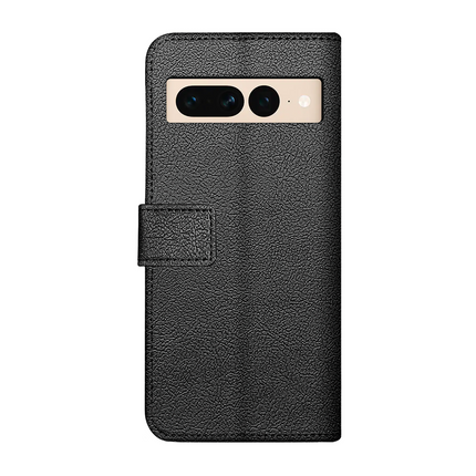 Classic Wallet Case - Google Pixel 7 Pro - PU leather Book Case - Black