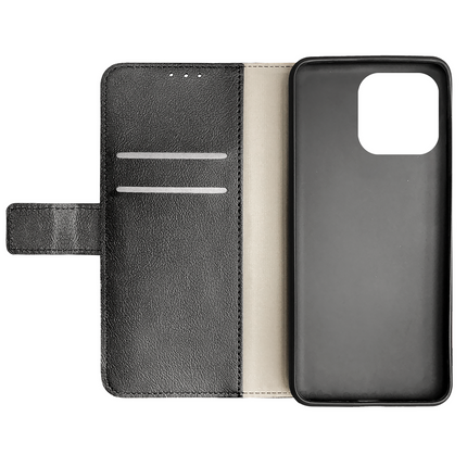 Classic Wallet Case - iPhone 14 Pro Max - PU leather Book Case - Black