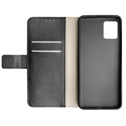 Classic Wallet Case - Motorola Moto G32 - PU leather Book Case - Black
