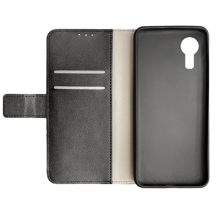 Classic Wallet Case - Samsung Galaxy Xcover 5 - PU leather Book Case - Black