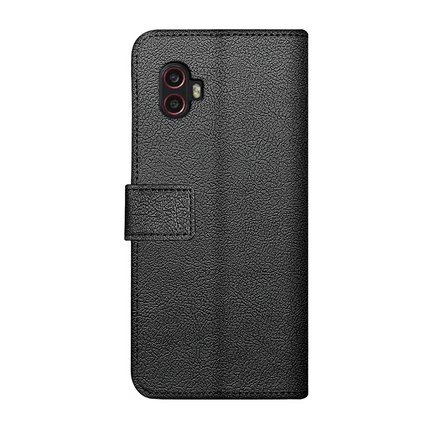 Classic Wallet Case - Samsung Galaxy Xcover 6 Pro - PU leather Book Case - Black