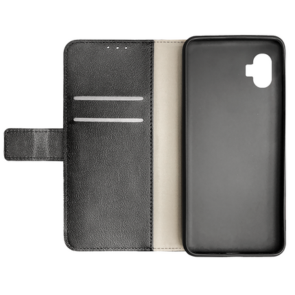 Classic Wallet Case - Samsung Galaxy Xcover 6 Pro - PU leather Book Case - Black