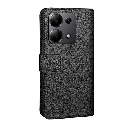 Classic Wallet Case - Xiaomi Redmi Note 13 Pro (5G) - PU leather Book Case - Black