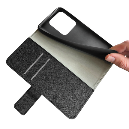 Classic Wallet Case - Xiaomi Redmi Note 13 Pro (5G) - PU leather Book Case - Black