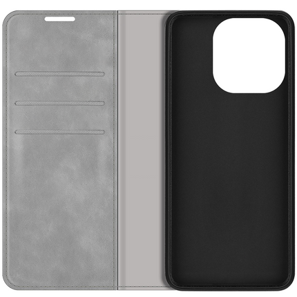 iPhone 14 Pro Max - Magnetic Wallet Case - Grey