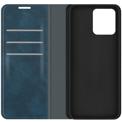 Motorola Edge 30 Ultra - Magnetic Wallet Case - Blue