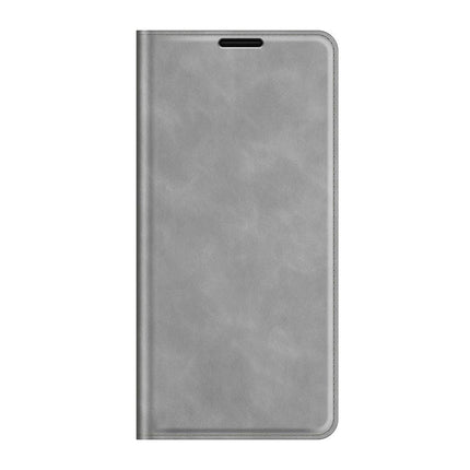 Motorola Moto E32/E32s - Magnetic Wallet Case - Grey