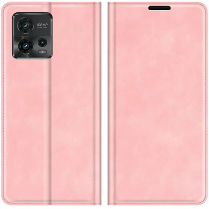 Motorola Moto G72 - Magnetic Wallet Case - Pink