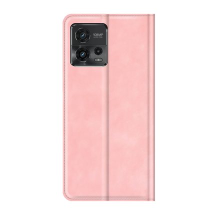 Motorola Moto G72 - Magnetic Wallet Case - Pink