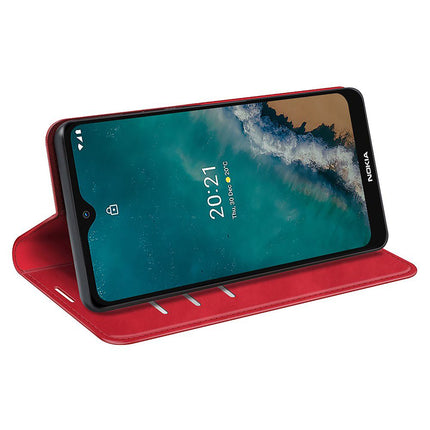 Nokia G50 - Magnetic Wallet Case - Red