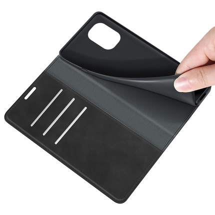 Nokia G60 - Magnetic Wallet Case - Black
