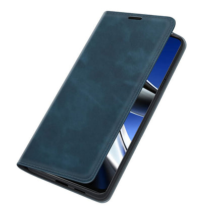 Poco X4 Pro - Magnetic Wallet Case - Blue