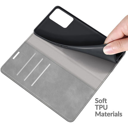 Realme 8 5G - Magnetic Wallet Case - Grey